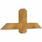 Ekena Millwork Eugene Rough Sawn Timber Gable Bracket, Western Red Cedar, 36"W x 13"H x 4"D x 4"F, 9/12 Pitch GBW036X13X0404EUG00RWR - alternate 3